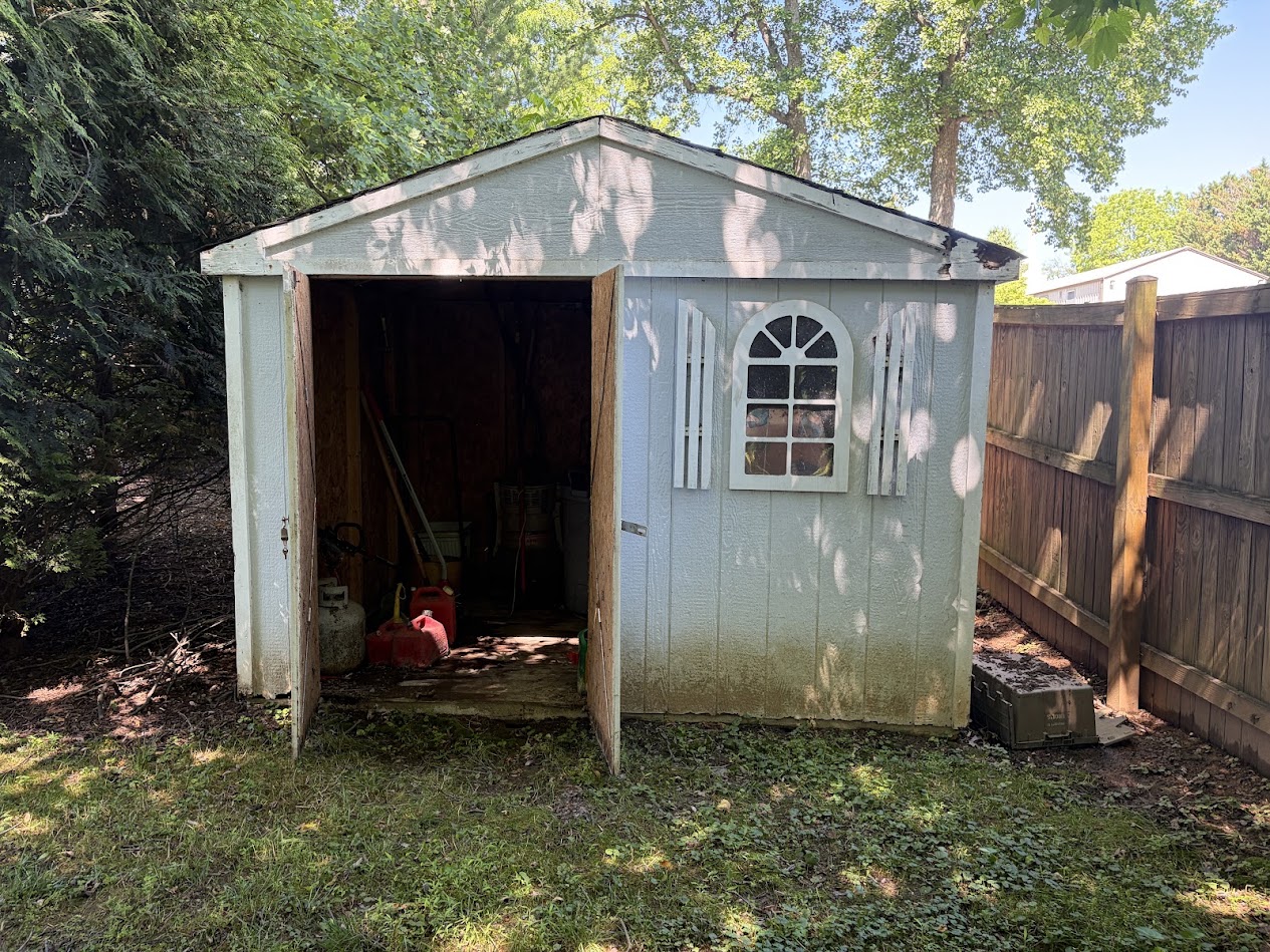 Shed Demolition — Before — Silver Spring